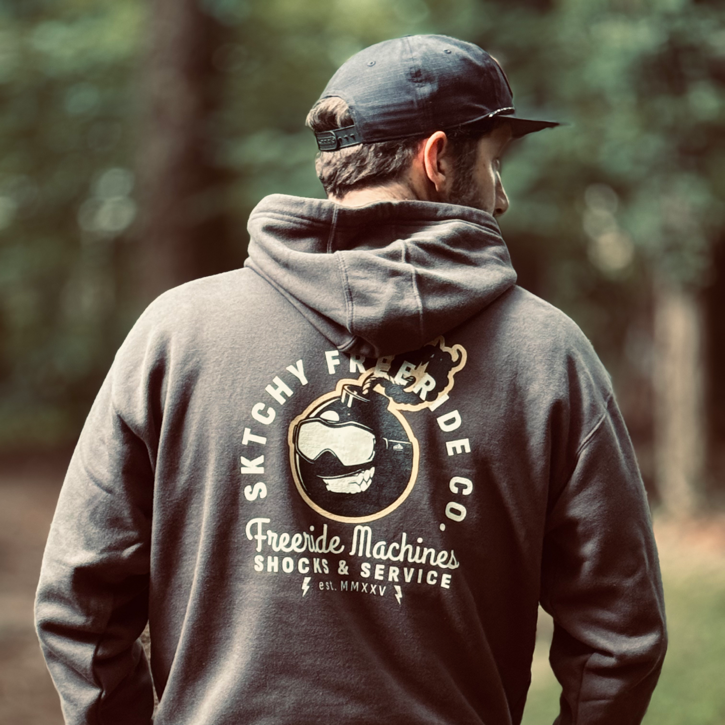 Hill Bombin' Shocks & Service Freeride Hoodie